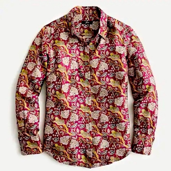 J. Crew Tops - J. Crew Collection Jungle Cat Print